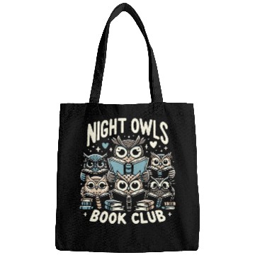 Discover Book Fun Literary Bird Funny Reading Owl Bags