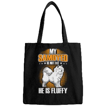 Discover Samoyed Pet is not fat Samoiedskaya Spitz Bags
