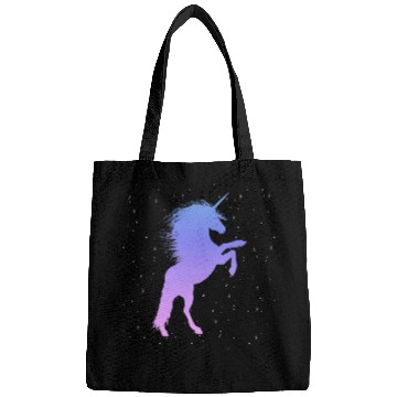 Discover Unicorn Pet Magic Horse Celestial Stars Starry Night Sky Graphic Bags