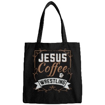 Discover Sport Wrestling Jesus Coffee Wrestling For Jesus And Wrestling Lovers Bags