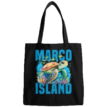 Discover Turtle Pet Marco Island Vacation Sea Turtle Ocean Florida Beach Trip Bags