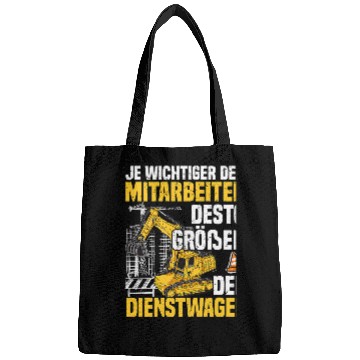 Discover Excavator Fun driver construction machine guide on the construction site Scherz Bags