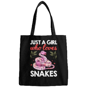 Discover Python Pet Snake Lover Art For Women Girls Ball Python Coral Reptile Bags