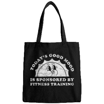 Discover Funny Cute Retro Fitness Training or Personal Trainer Bags