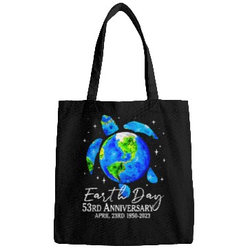 Discover Turtle Pet Earth Day 53rd Anniversary Bags