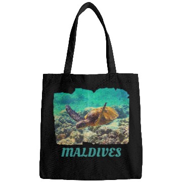 Discover Turtle Pet Maldives Vacation Sea Turtle Scuba Diving Bags
