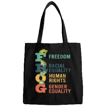 Discover Frog Pet Gender Equality freesdom Tadpole Toad Frog Bags