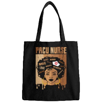 Discover nurses Job PACU nurses Afro African Melanin Black History Month nurses Bags