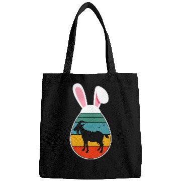 Discover Goats Pet Vintage Retro Goats In Easter Egg Bunny Bags