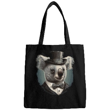 Discover Koala Pet Wearing Fancy Top Hat 02 Bags