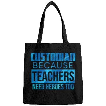 Discover Custodian Design for Janitor Funny Cleaner Bags