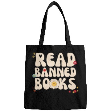 Discover Book Fun Bibliophile Book Nerd I Read Banned Books Reader Bookworm 1 Bags