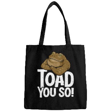Discover Frog Pet Funny Toad Pun Cute Toad Toad Art Toad You So Frog Toad Bags