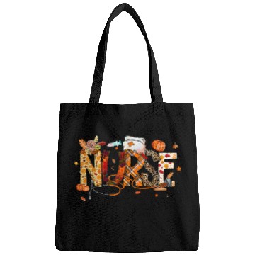 Discover nurses Job Autumn Fall Thanksgiving Pumpkin Fall Vibes 54 Bags
