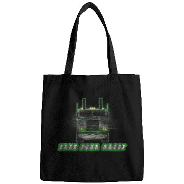 Discover Truck Fun vintages Old School Trucker Cabover Semi Bags