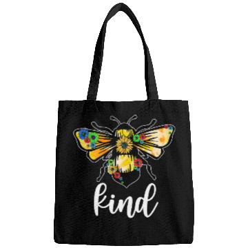 Discover Autism Puzzle Bee Kind Sunflower Bags