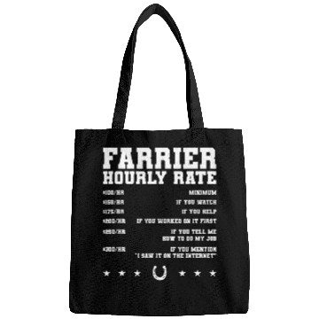 Discover Horse Pet Farrier Hourly Rate Blacksmith Horseshoe Forge Bags