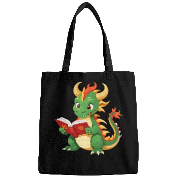 Discover Book Fun Dragon is reading a Book Reading Chinese Dragon Bags