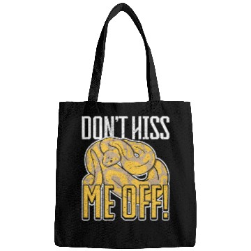 Discover Python Pet Snake Dont hiss me off Banana Ball Python Bags