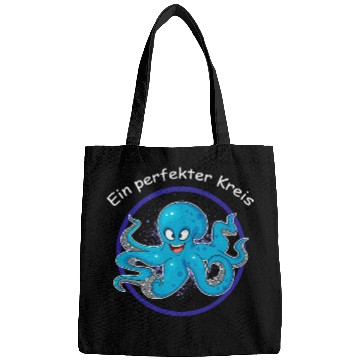 Discover Octopus Pet A perfect circle octopus octopi pi circle number archimedes Bags