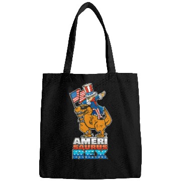 Discover Dinosaur Pet AmeriSaurusRex 4th Of July Bags