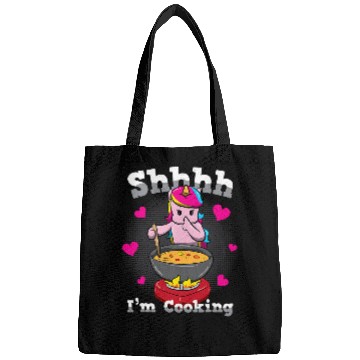 Discover Unicorn Pet Cute Cooking Unicorn Shhh Im Cooking Bags