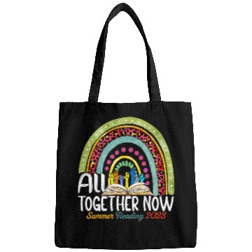 Discover Book Fun All Together Now Summer Reading Rainbow Hand Book Lover Bags