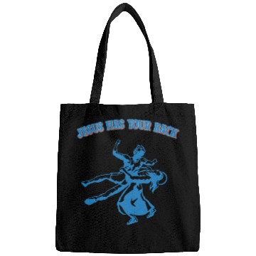 Discover Sport Wrestling Jesus Has Your Back Design Bags