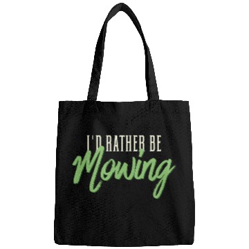 Discover Lawn Mower Fun Id Rather Be Mowing Grass Caretaker Bags