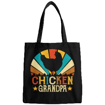 Discover Chicken Pet Grandpa Funny Poultry Farm Chicken Bags