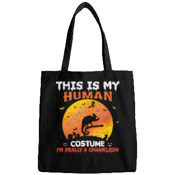 Discover Chameleon Pet This Is My Human Costume Im Really a Chameleon Halloween Bags