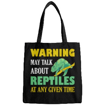 Discover Chameleon Pet Warning May Talk About Reptiles Lizard Lover Bags