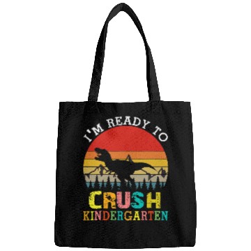 Discover Dinosaur Pet Im Ready To Crush Kindergarten Dinosaur First Day school Bags