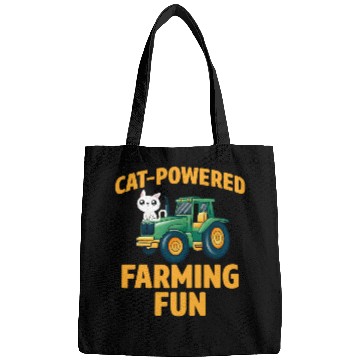 Discover Tractor Fun Farming Farm Tractor Cat Lover Drive Farmer Pet Owner Driver 3 Bags