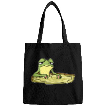 Discover Frog Pet Pond Graphic Bags