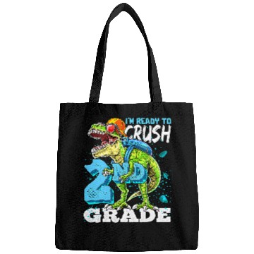 Discover Dinosaur Pet Ready To Crush 2nd Grade Dinosaur Back to School Boys Bags