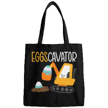 Discover Excavator Fun Eggscavator Easter Egg Hunting Excavator Construction Bags