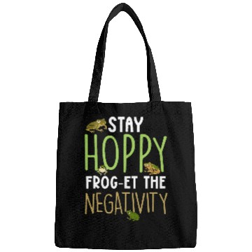 Discover Frog Pet Herpetologist Amphibian Toad Stay Hoppy Frog The Negativity Bags