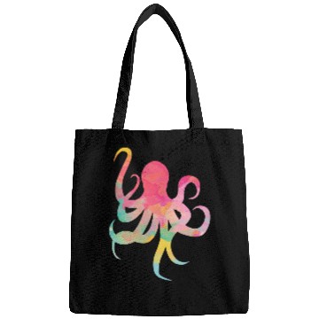 Discover Octopus Pet Cute Colorful Octopus Art Sea Life Bags