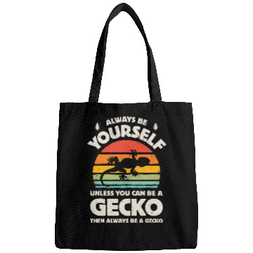 Discover Gecko Pet Always Be Yourself Retro vintages 70s Men Women Reptile Bags