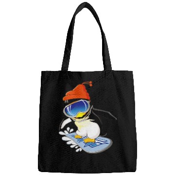 Discover Penguin Pet Snowboarding Surfer Winter Hat Bags
