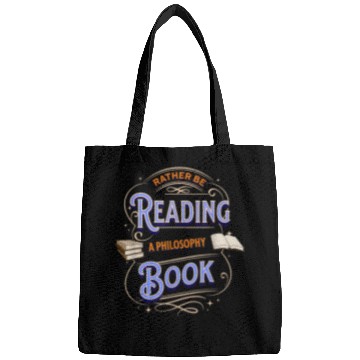 Discover Book Fun RATHERREADING A PHILOSOPHY Bags