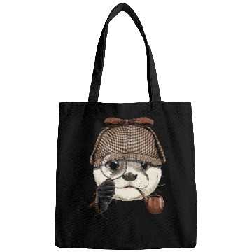 Discover Otter Pet Otters Detective Sea Otter Spy Investigator Animal Bags