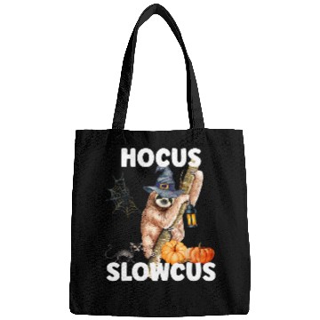 Discover Sloth Pet Hocus Slowcus Halloween Sloth Witch Hat Spider Pumpkin Bags