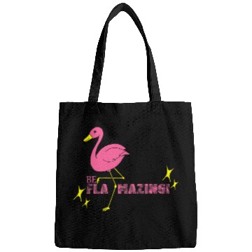 Discover Flamingo Pet Be Flamazing Pink Flamingo for Bags