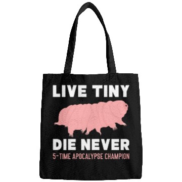 Discover Tardigrade Live Tiny Die Never Waterbear Microbiologist Bags
