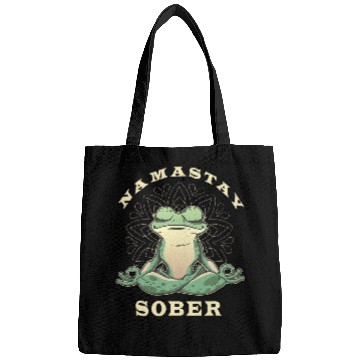 Discover Frog Pet Narcotics Anonymous Frog Namastay Sober Support Sobriety Bags