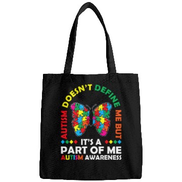 Discover Autism Puzzle Doesnt Define Me But Its A Part Of Me Love Advocacy Bags