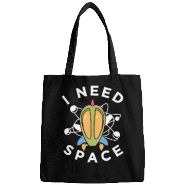 Discover Aliens UFO I Need Space Spaceship UFO Flying Saucer Spacecraft Bags