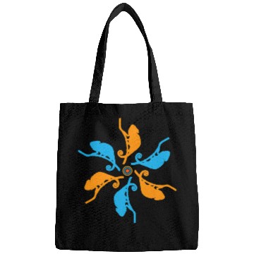 Discover Chameleon Pet Animal Mandala Pattern 1 Bags